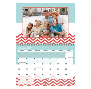 Personalised A4 Double Calendar
